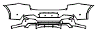 2021 BMW X4 X4 M Rear Bumper Kit - PPF
