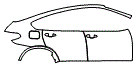 2016 BMW X4 M40i Rear Fender and Door Kit - PPF
