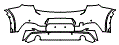 2023 BMW X2 sDrive28i Rear Bumper Kit - PPF