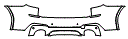 2021 BMW X3 Rear Bumper Kit - PPF