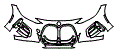 2024 BMW 4 Series M440i Bumper Kit - PPF