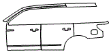 2020 Lincoln Navigator Regular Reserve Door and Rear Fender Kit - PPF