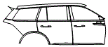 2022 Lincoln Aviator Door and Rear Fender Kit - PPF