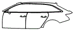 2024 Audi RS6 Door and Rear Fender Kit - PPF