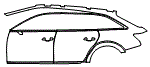 2021 Audi A6 allroad Door and Rear Fender Kit - PPF