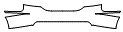 2006 Audi A6 Sedan Rear Bumper Kit