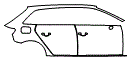 2017 Audi A3 e-tron Rear Fender and Door Kit - PPF