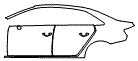 2018 Audi A3 Sedan S-Line Door and Rear Fender Kit - PPF