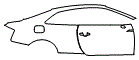 2024 Audi A5 Rear Fender and Door Kit - PPF