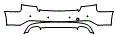 2013 Audi S5 Rear Bumper Kit - PPF