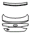 2025 AUDI S5 (PREVIOUS GENERATION) SPORTBACK PREMIUM Trunk Lid Kit