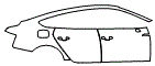 2019 Audi A5 Sportback Rear Fender and Door Kit - PPF