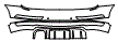 2017 Audi Q3 Rear Bumper Kit - PPF
