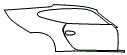 2009 Porsche 911 Door and Rear Fender Kit - PPF