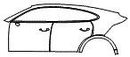 2023 Porsche Cayenne S Door and Rear Fender Kit - PPF