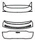2023 Porsche Cayenne Coupe Hatch Kit - PPF