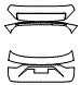 2023 Porsche Cayenne S Hatch Kit - PPF