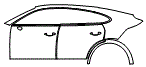2020 Porsche Cayenne Turbo Door and Rear Fender Kit - PPF