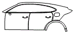 2025 Porsche Cayenne Turbo E-Hybrid Door and Rear Fender Kit - PPF