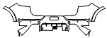2021 Porsche Cayenne Rear Bumper Kit - PPF
