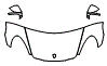 2014 Porsche Panamera Hood, Fender and Mirror Kit - PPF