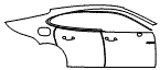 2022 Porsche Panamera Turbo S E-Hybrid Door and Rear Fender Kit - PPF