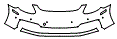 2023 Porsche Panamera 4S E-Hybrid Bumper Kit - PPF