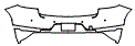 2017 Porsche Macan Rear Bumper Kit - PPF