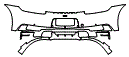 2024 Porsche 911 (992) Coupe Rear Bumper Kit - PPF