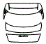 2021 Porsche Taycan Cross Turismo Turbo Trunk Lid Kit - PPF