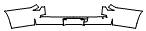 2016 GMC Yukon Rear Bumper Kit