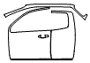 2018 GMC Canyon Door and A-Pillar Kit - PPF