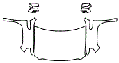 2025 GMC Sierra 1500 Pro Full Hood, Fender and Mirror Kit - PPF