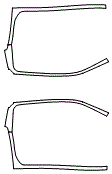 2022 Chevrolet Silverado LTD (Previous Generation) High Country A-Pillar Kit