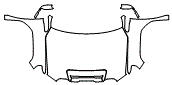 2023 GMC Sierra HD 3500 PRO Full Hood, Fender and Mirror Kit