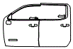2024 GMC Sierra 1500 Door Kit - PPF