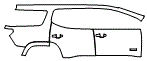 2023 GMC Acadia Door and Rear Fender Kit - PPF