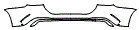 2024 Mercedes Benz GLE Coupe Rear Bumper Kit - PPF