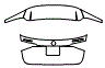 2025 Mercedes Benz GLE SUV AMG GLE 63 S Trunk Lid Kit - PPF