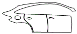 2019 Mercedes Benz GLE Coupe AMG GLE63 S Door and Rear Fender Kit