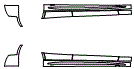 2016 Mercedes Benz C-Class Sedan Rocker Panel Kit - PPF