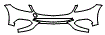 2016 Mercedes Benz C-Class Sedan 300 Bumper Kit