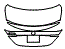 2017 Mercedes Benz C-Class Sedan Trunk Lid Kit - PPF