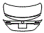 2016 Mercedes Benz C-Class Sedan Trunk Lid Kit - PPF