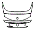 2019 Mercedes Benz C-Class Cabriolet 300 Base Trunk Lid Kit