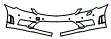 2007 Mercedes Benz CL63 Bumper Kit