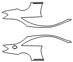 2007 Mercedes Benz CL63 Rear Fender Kit