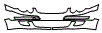 2006 Mercedes Benz CLK350 Coupe Bumper and Luggage Area Kit