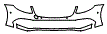 2019 Mercedes Benz E-Class Sedan 450 Luxury Bumper Kit