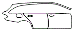 2020 Mercedes Benz E-Class Wagon Luxury Door and Rear Fender Kit - PPF